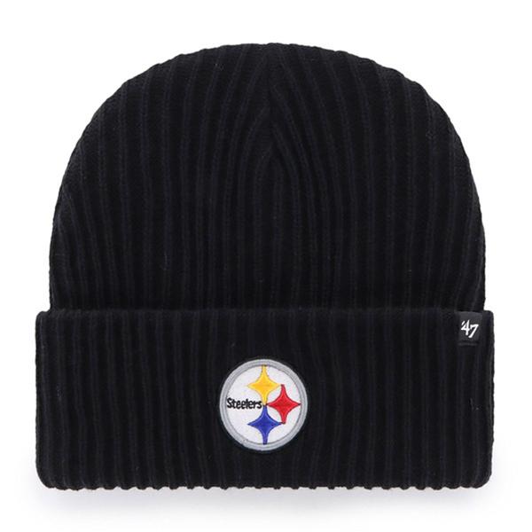 Mens '47 Brand NFL Pittsburgh Steelers Harbor Cuff Knit Hat