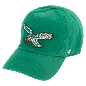 Mens '47 Brand Eagles Legacy Retro Logo Cap - Kelly Green