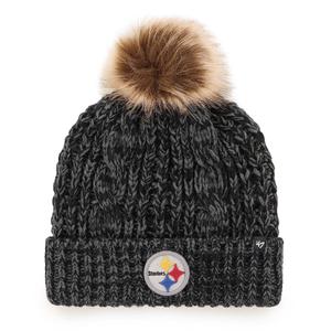 Womens '47 Brand Pittsburgh Steelers Meeko Cuff Knit Hat