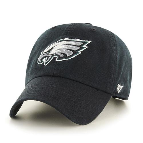 Mens '47 Brand Eagles Legacy Embroidered Logo Cap - Black
