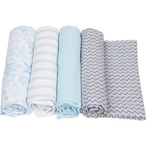 MiracleWare(R) Swaddle Blankets - Blue
