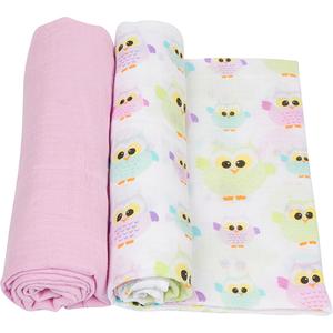 MiracleWare(R) Owls Swaddle Blankets