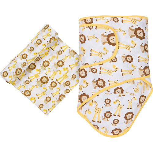 MiracleWare Lion Blanket & Swaddle Set