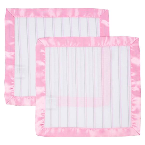 MiracleWare(R) 2pk. Striped Muslin Security Blankets