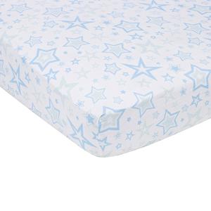 MiracleWare(R) Blue Star Crib Sheet