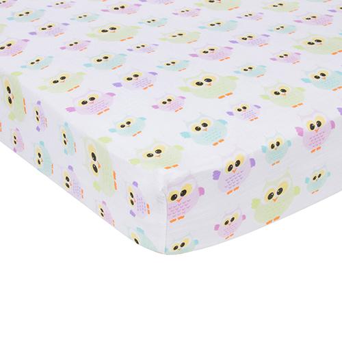 MiracleWare(R) Owls Crib Sheet