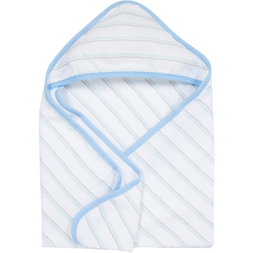 MiracleWare(R) Hooded Towel - Stripes