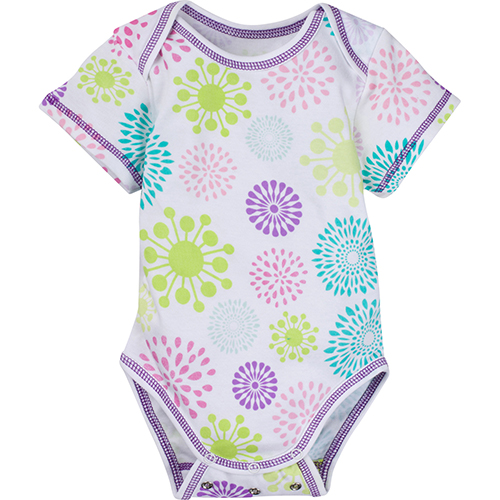 Baby Girl (NB-18M) MiracleWear(R) Colorful Bodysuit