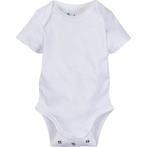 Baby Unisex (NB-18M) MiracleWear(R) White Bodysuit