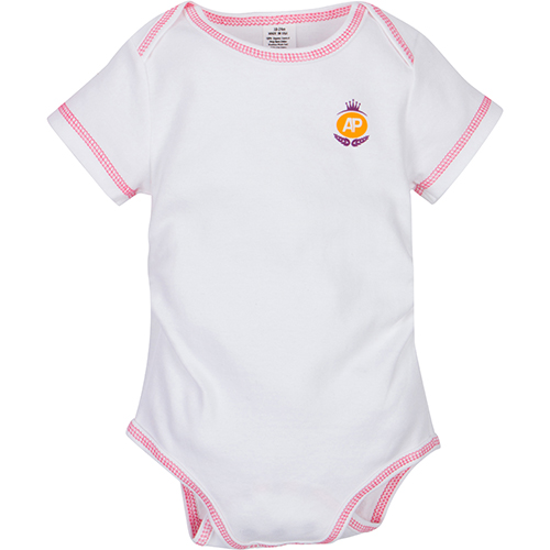 Baby Girl (NB-24M) MiracleWear Pink Stitch Bodysuit