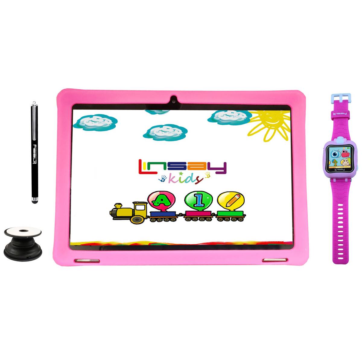 Kids Linsay 10in. Android 12 Tablet With Smart Watch