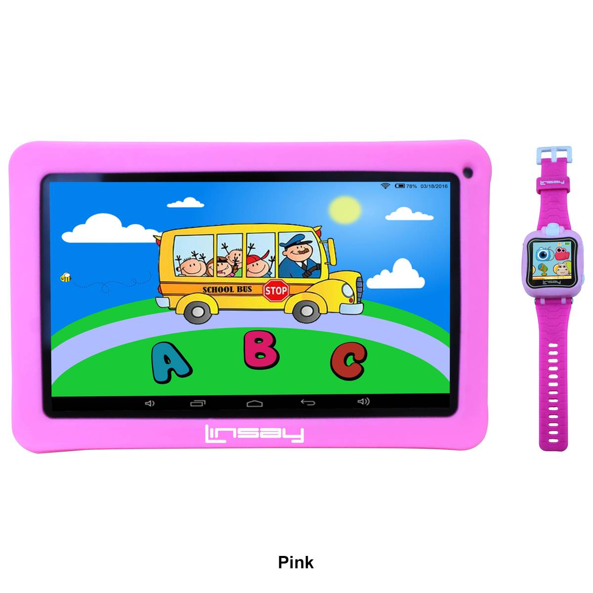 Kids Linsay 10in. Tablet And Smart Watch Bundle