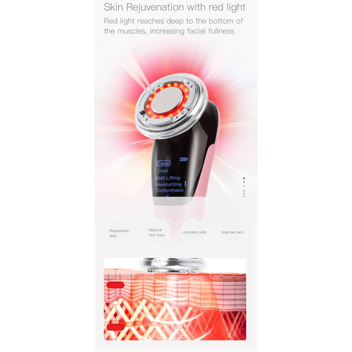 Linsay Rejuvenation LED Massager