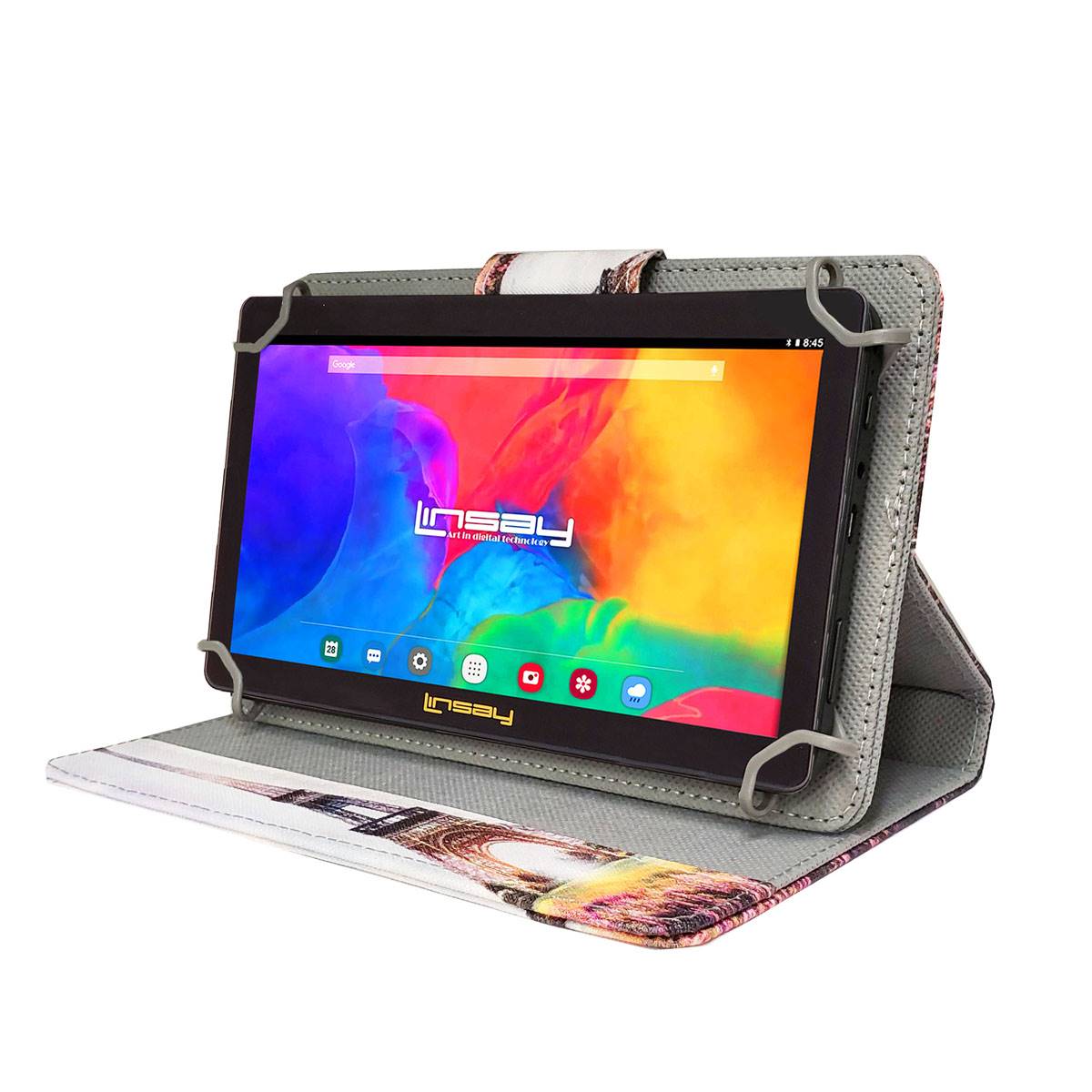 Linsay 7in. Quad Core Tablet With Paris Leather Case
