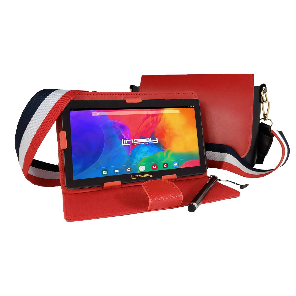 Linsay 7in. Quad Core Tablet With Fashion Cool Handbag