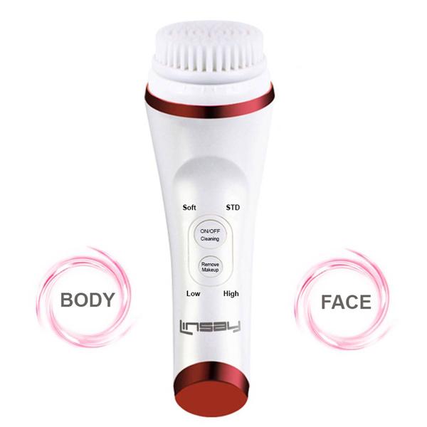 Linsay Ultrasonic Facial & Body Cleansing Brush Bundle alternate view