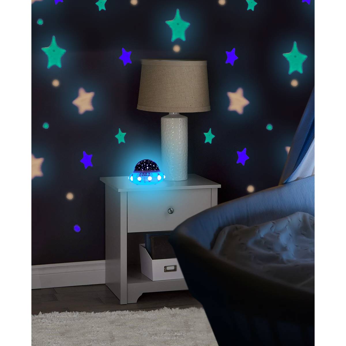 Linsay Smart LED Lamp With Projector Universe