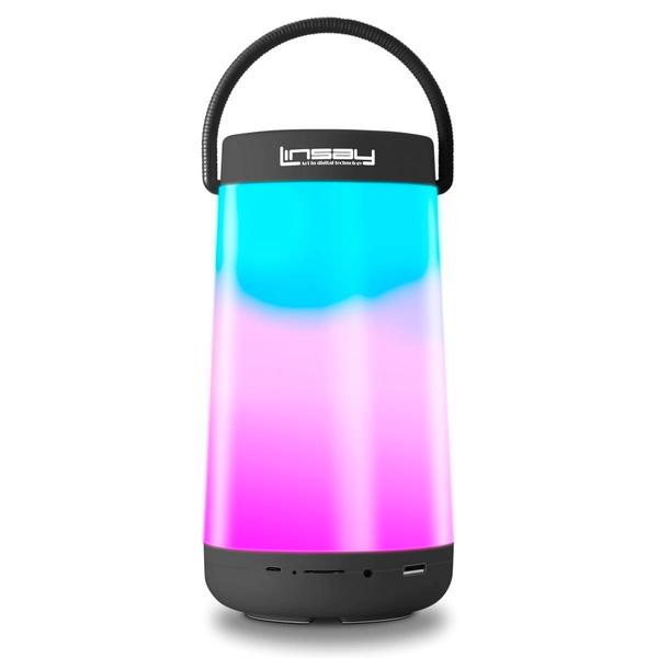 Linsay LED Light Party Show with Bluetooth Speaker