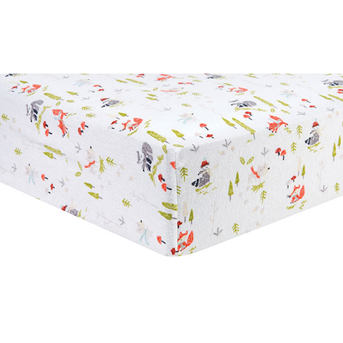 Trend Lab(R) Winter Woods Deluxe Fitted Crib Sheet