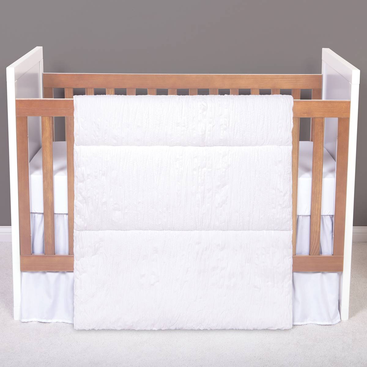 Trend Lab(R) Simply White 3pc. Crib Bedding Set
