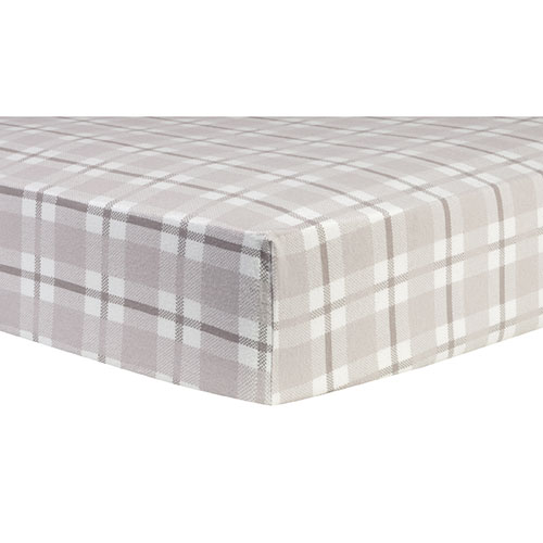 Trend Lab(R) Deluxe Flannel Fitted Crib Sheet