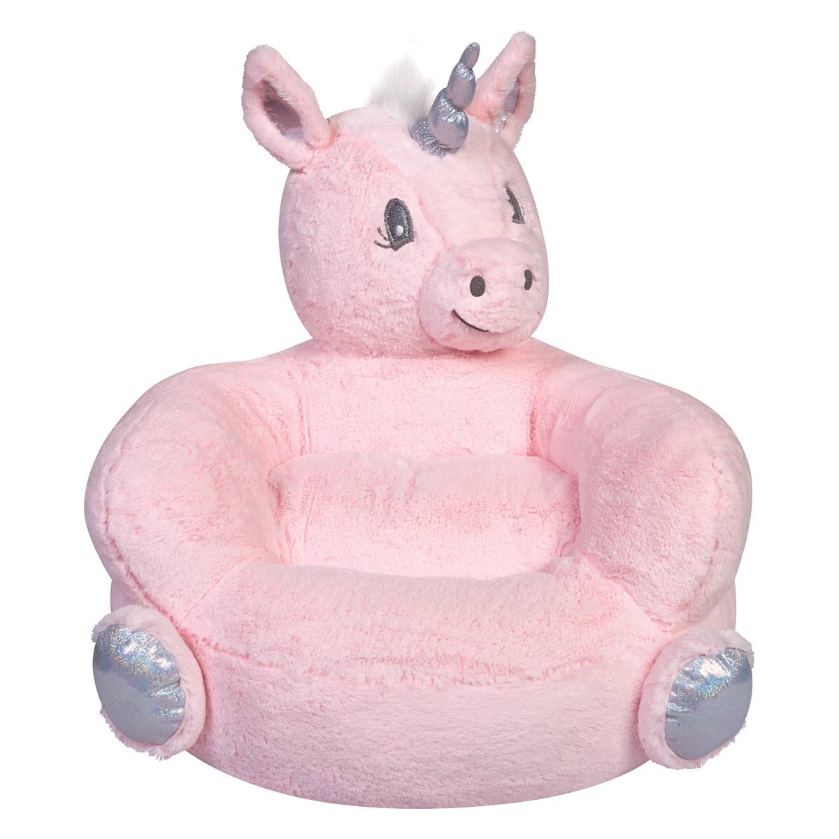Kids Trend Lab(R) Plush Pink Unicorn Character Chair