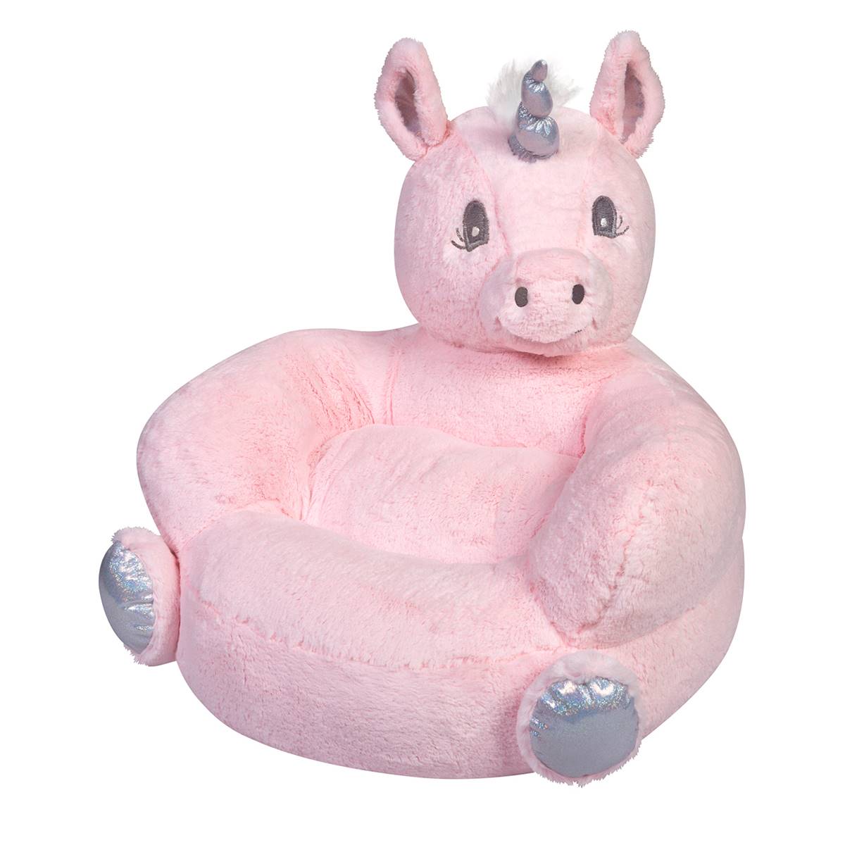 Kids Trend Lab(R) Plush Pink Unicorn Character Chair