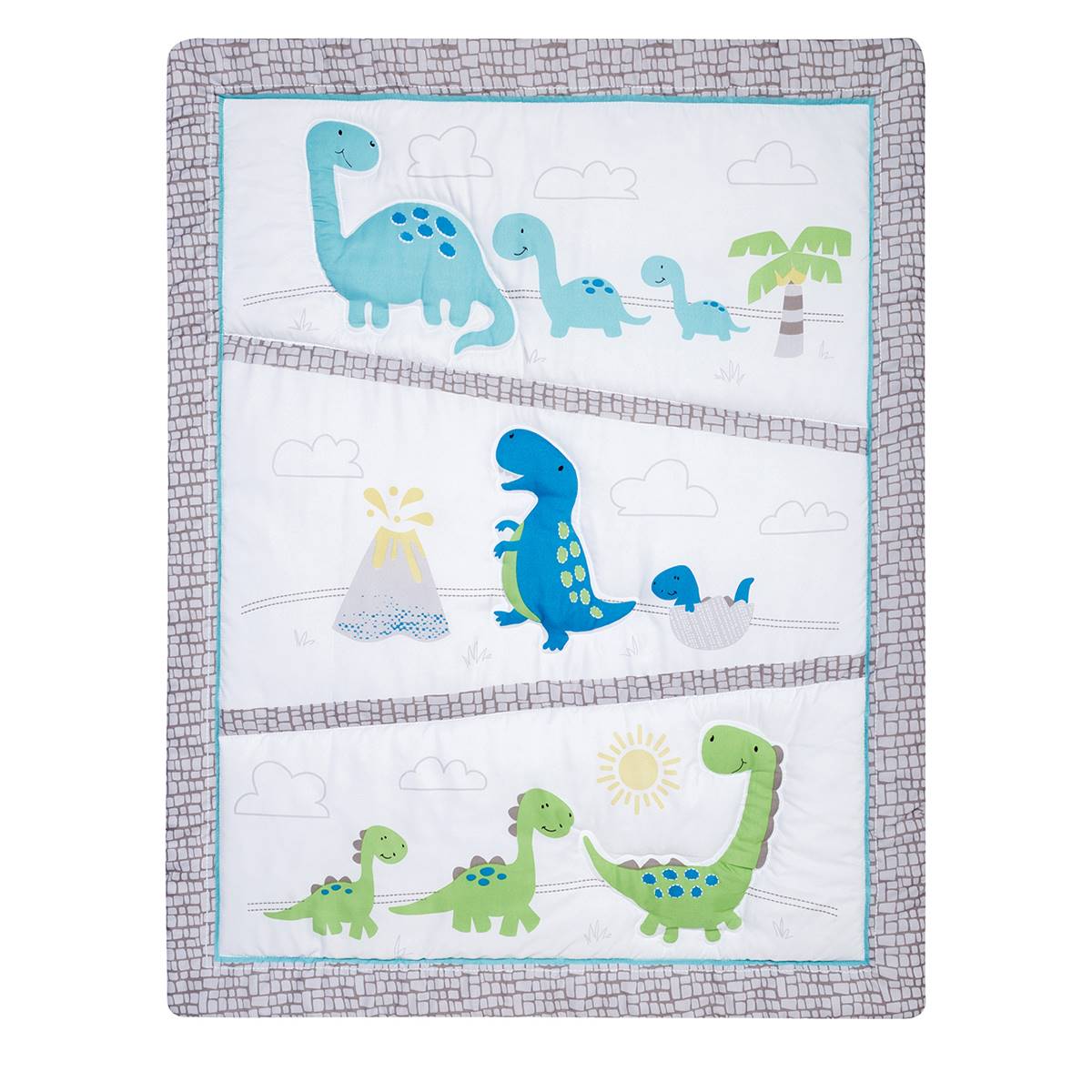 Sammy & Lou(R) Dinosaur Pals 4pc. Crib Bedding Set