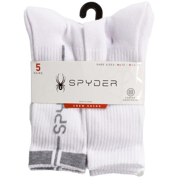Mens Spyder 5pk. Crew Socks
