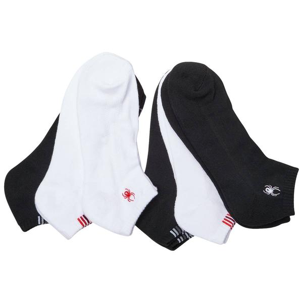 Mens Spyder 6pk. Solid Low Cut Socks