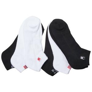 Mens Spyder 6pk. Solid Low Cut Socks