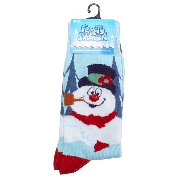 Mens Frosty the Snowman(R) Snowy Forest Crew Socks