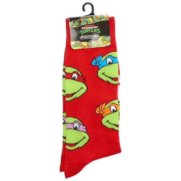 Mens Centric Brands TMNT Turtle Training Crew Socks - Red