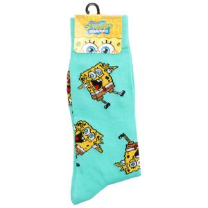 Mens Centric Brands SpongeBob Smiles Crew Socks
