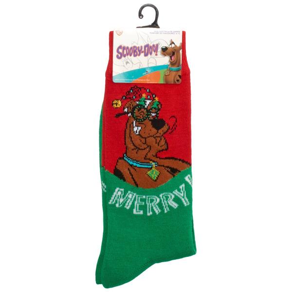 Mens Scooby-Doo!(tm) Merry Crew Socks