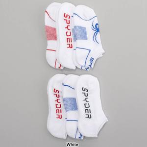 Boys (8-20) Spyder 6pk. No Show Socks alternate view