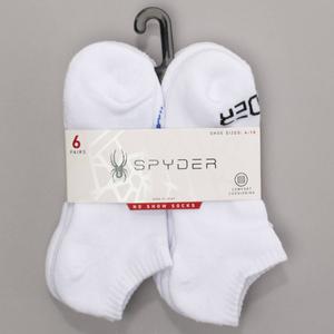 Boys (8-20) Spyder 6pk. No-Show Socks