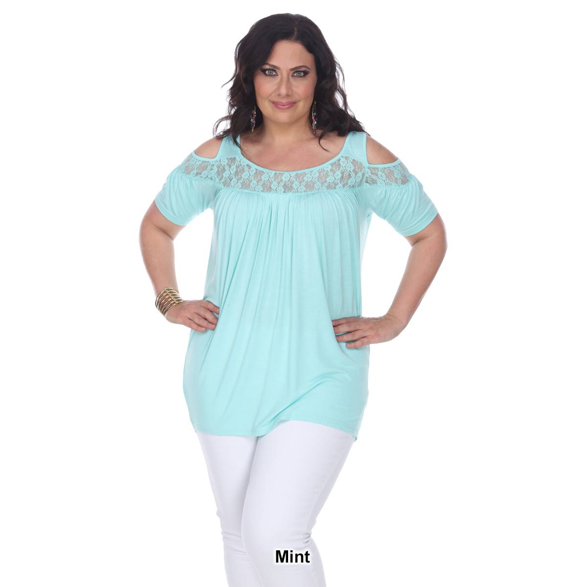 Plus Size White Mark(R) Bexley Tunic