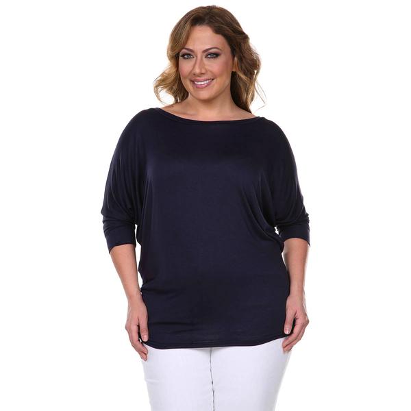 Plus Size White Mark Tunic