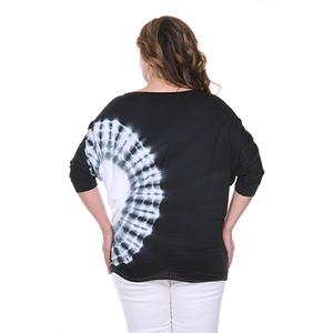 Plus Size White Mark Tie Dye Tunic alternate view