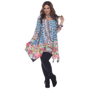 Plus Size White Mark(R) Marlene Printed Tunic