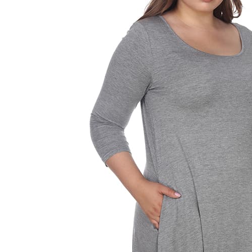 Plus Size White Mark Makayla Tunic