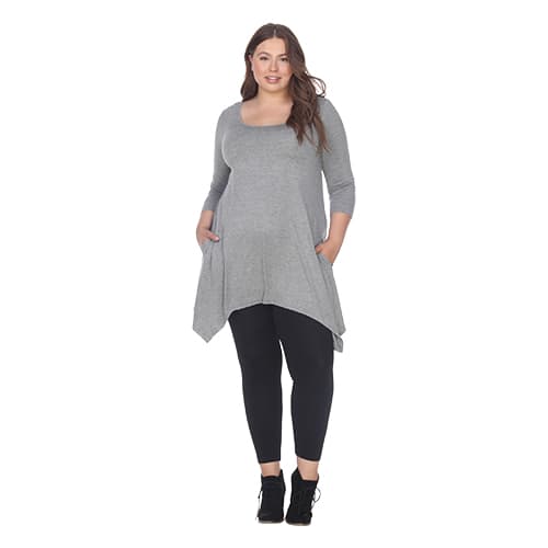 Plus Size White Mark Makayla Tunic