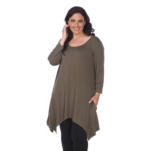 Plus Size White Mark Makayla Tunic