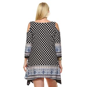 Plus Size White Mark Antonia Cut-Out Shoulder Tunic alternate view