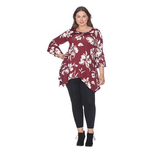 Plus Size White Mark Blanche Tunic