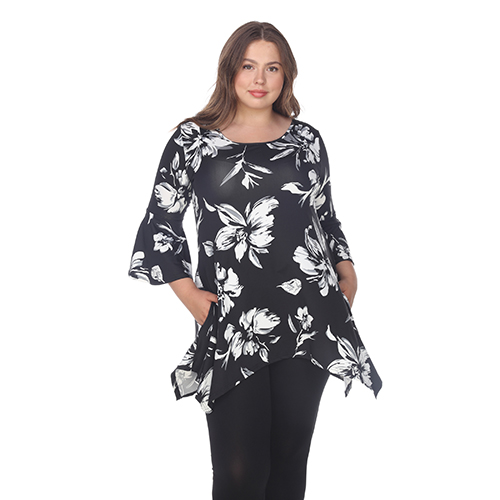 Plus Size White Mark Blanche Tunic