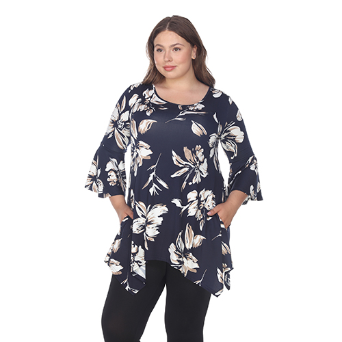 Plus Size White Mark Blanche Tunic