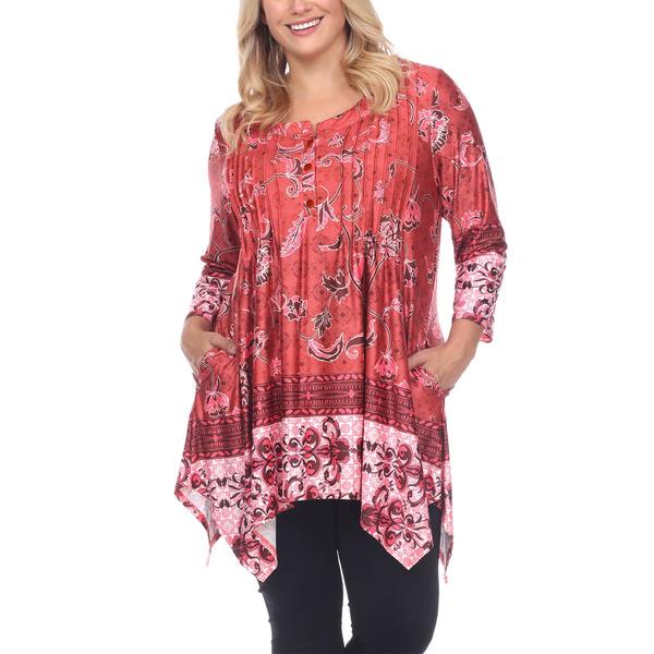 Plus Size White Mark Victorian Tunic