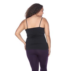 Plus Size White Mark Lace Trim Camisole alternate view